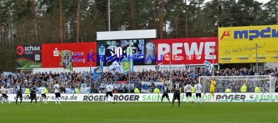 2. Bundesliga SV Sandhausen - TSV 1860 München Hardtwaldstadion Sandhausen 01.03.2014 (© Kraichgausport / Loerz)